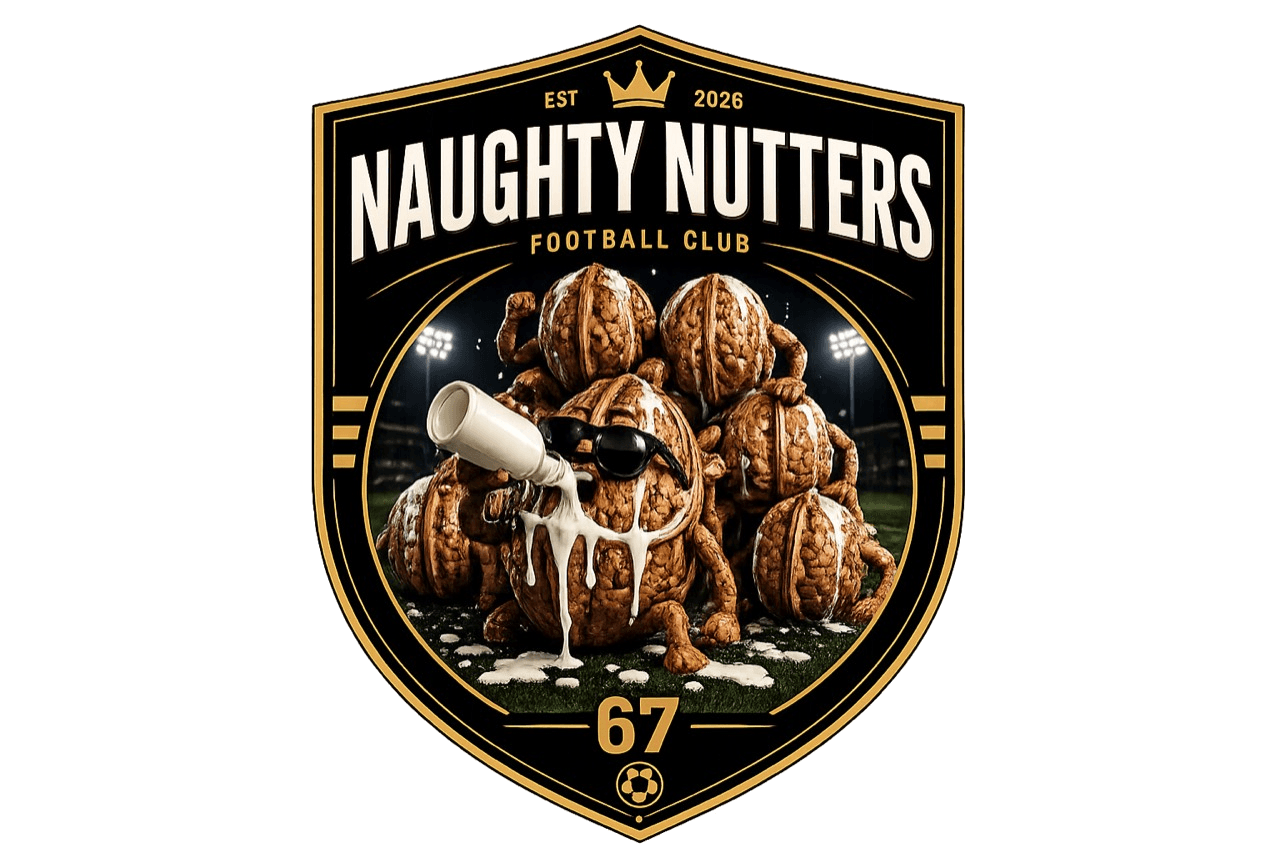 Naughty Nutters FC badge
