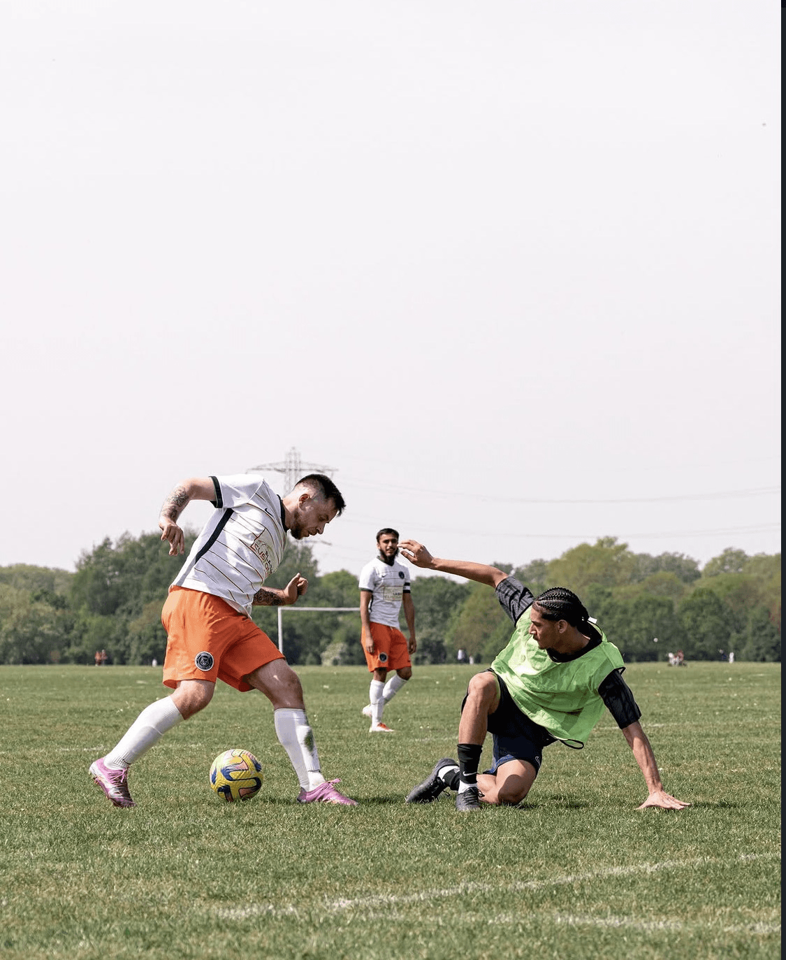 Naughty Nutters FC match action